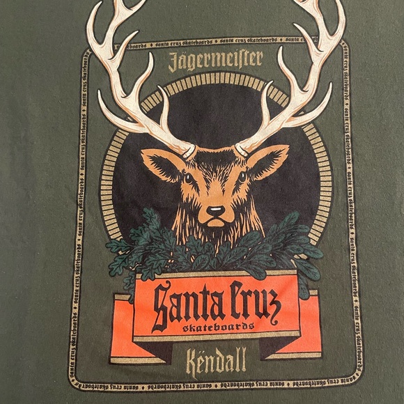 Santa Cruz Skateboards X  Jägermeister Graphic Tee - Picture 1 of 6